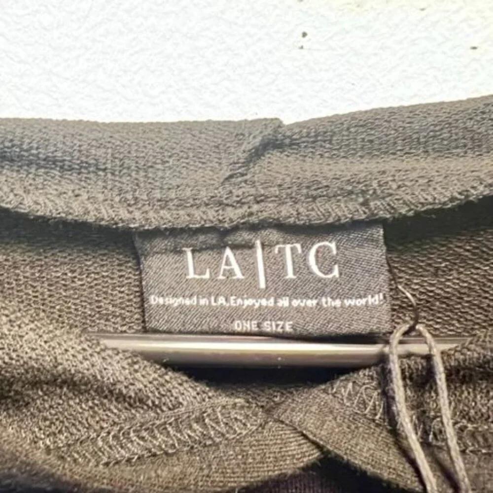 LATC Womens‎ Inspirational Hoodie With Leopard Print & Positive Text ones size